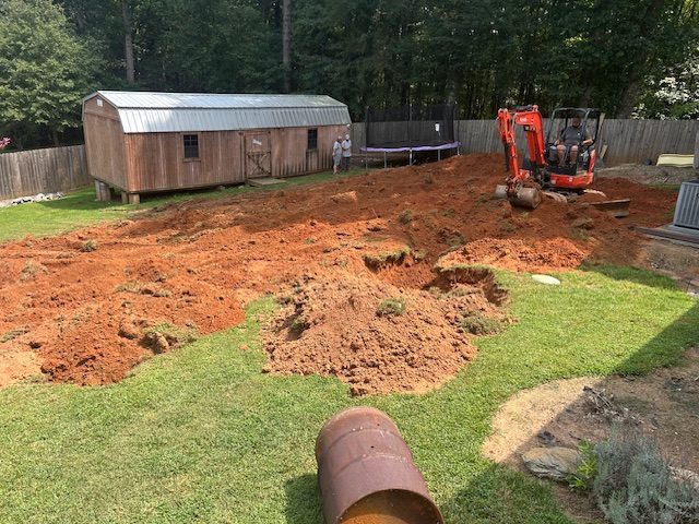 Septic system install