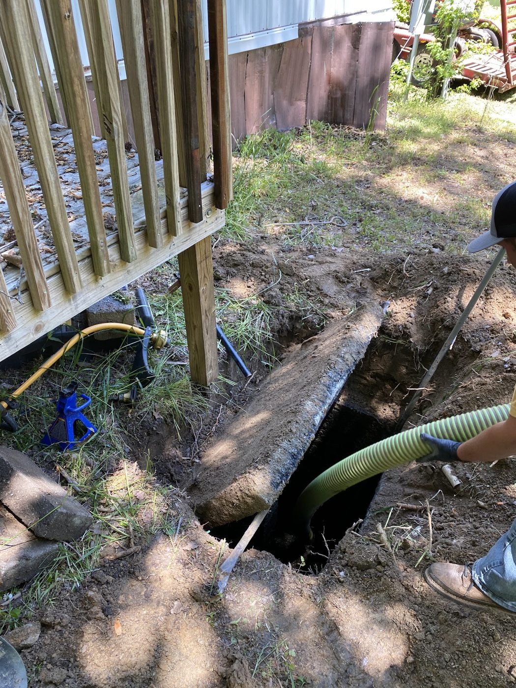 Tank pump-out